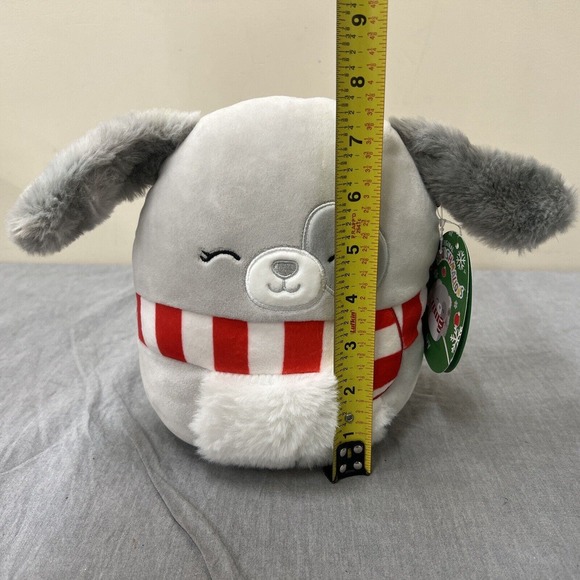 Squishmallow Holiday Ivy Dog 8” & Carol 5" Kellytoy 2022 NWT Plush Stuffed Chrty - Picture 9 of 10
